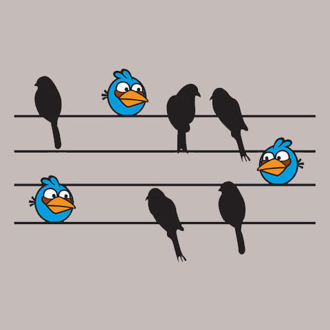 Angry Birds on a Wire